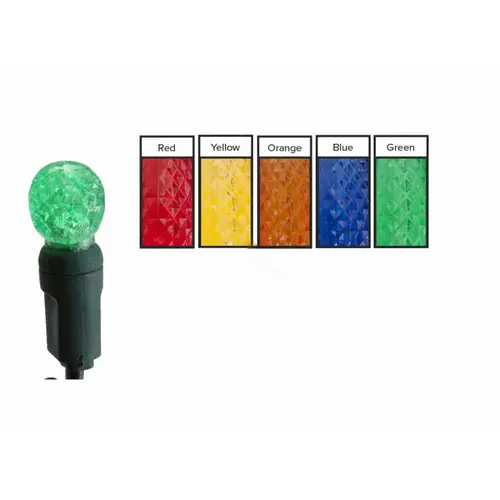 Seasonal Source G12 70l 4"spc Multi Led Balled