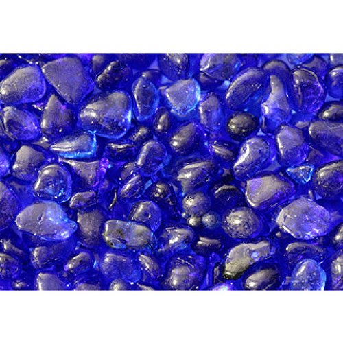 Justice Products 21624 50# Cobalt Blue Glass Jelly Bean