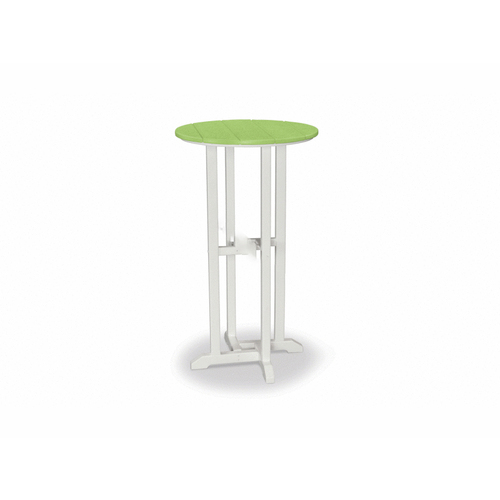 24" Rd Texawood Contempo Bar Table