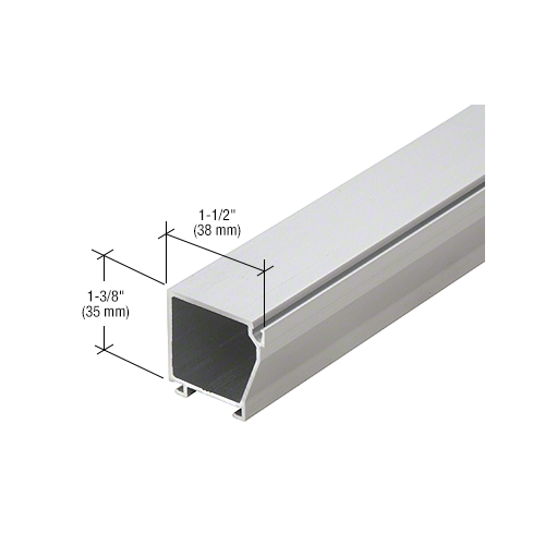 Horizontal and Sill Glass Stop, Clear Anodized Class 1 - 24'-2"