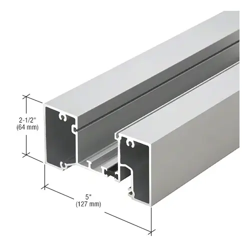 CRL-U.S. Aluminum BT85211 Head/Jamb Mullion, Thermally Broken, Clear Anodized Class 1 - 24'-2"