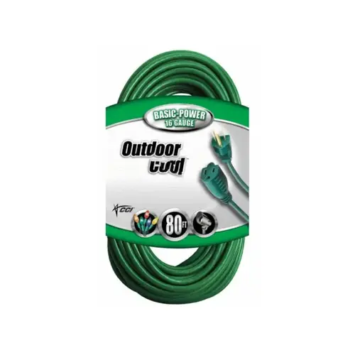 Extension Cord 80' Grn