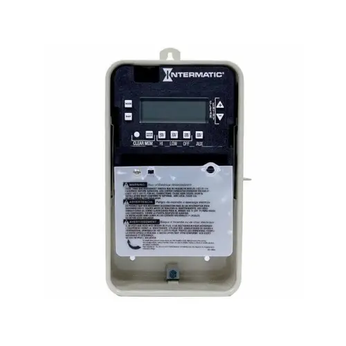Intermatic PE103 W/metal Enclsr 4 Circuit Digital Timer
