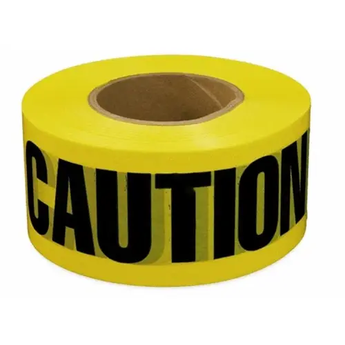 LH Dottie Company BT5X3 3"x300' Barricade Tape 3mil Caution Yellow