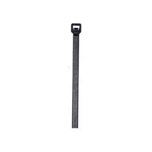 L H DOTTIE COMPANY DT6B 8" Cable Ties Uv Black Standard Duty Bent Tip