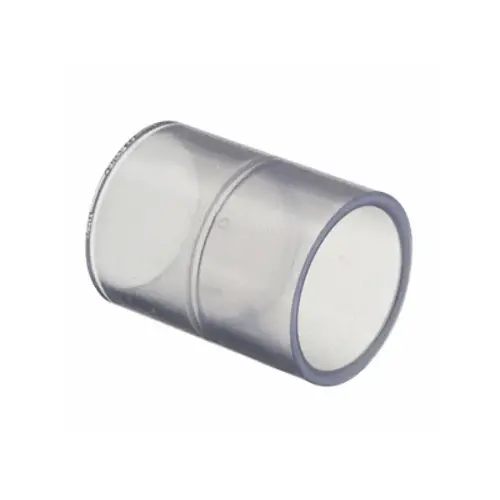 2" Clear Sch40 Pvc Coupling Socket X Socket