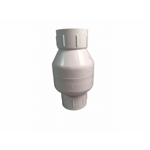 NDS 1011-20 2" PVC S by S 7" Length Spring Check Valve