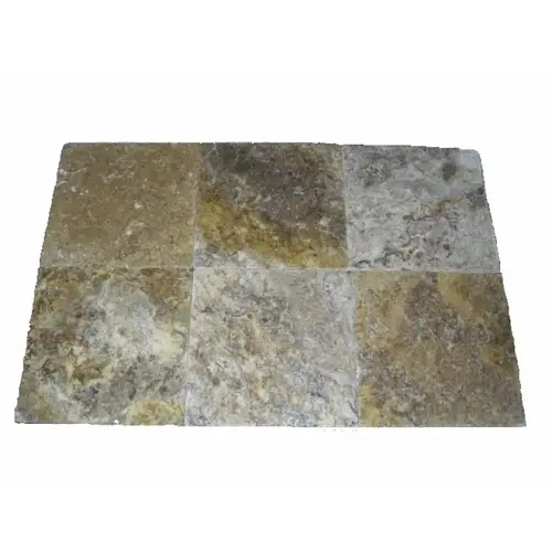 Icon Stone PC525121299 12"x12" Autumn Leaves Bullnosed Tumbled Pool Coping