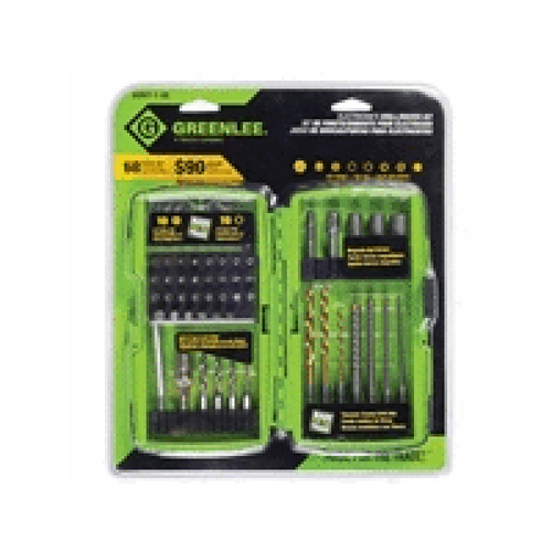 GREENLEE TOOLS INC DDKIT-1-68 Greenlee 68 Piece Drill Driver Kit