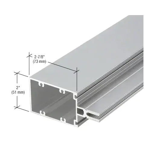 2-7/8" Vertical/Horizontal Mullion for Screw Spline and Multi-Lite Units, Mill - 24'-2" Stock Length