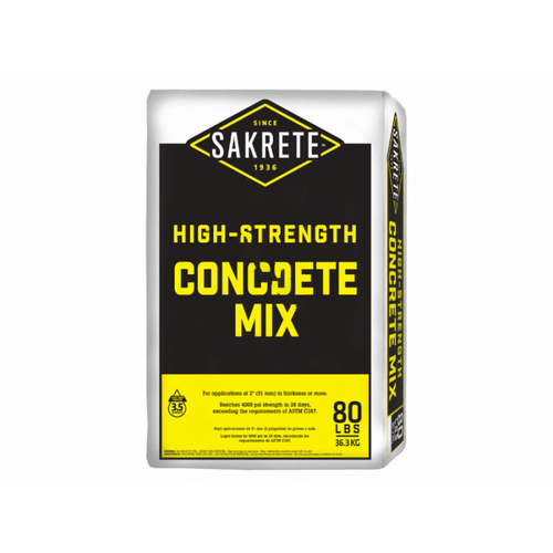 EZ MIX INC. 51-101-90-00000 90# 4000psi Sakrete Concrete Mix