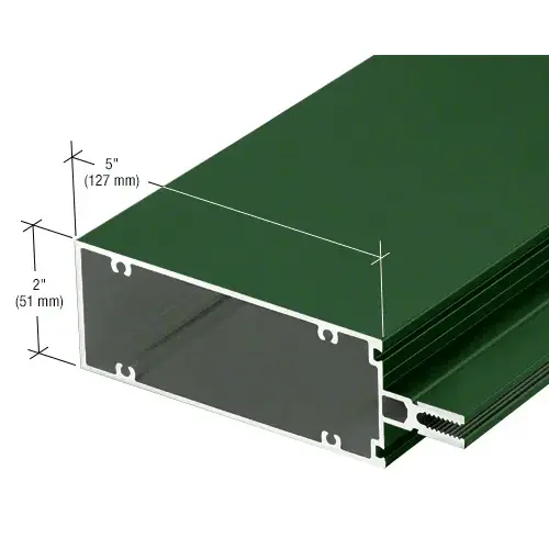 5" Vertical/Horizontal Mullion for Screw Spline and Multi-Lite Units, Custom Anodized - 24'-2" Stock Length