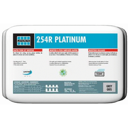 25# White 254r Platinum Rapid Thinset