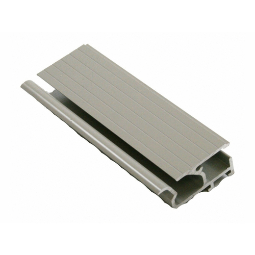 Leading Edge Covers X0850 4" Length Coverstar, Recessed Horizontal Guide Assembly, Size: 4 Inch Length, Material: PVC, Color/Finish: Gray