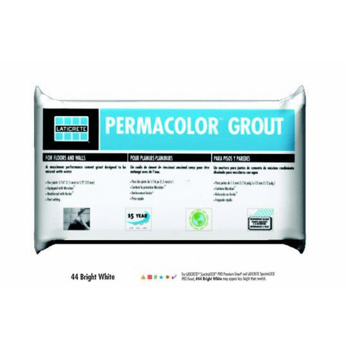 Laticrete 2544-0408-2 8# Bright White Permacolor Cement Grout