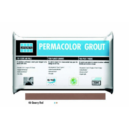 8# Quarry Red Permacolor Cement Grout