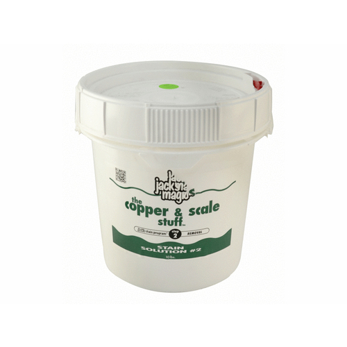 JACK'S MAGIC JMCOPPER10 10 Lb Pail Stain Solution #2 The Copper & Scale Stuff White to Off-White