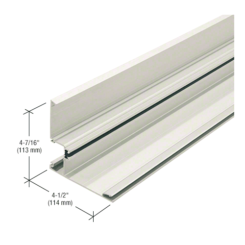 Clear Anodized 90 Degree Outside Corner Half Section, Thermally Improved - 24'-2" Stock Length