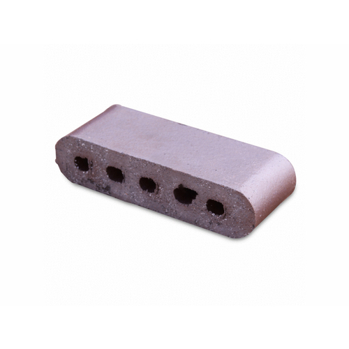 Pacific Clay Brick Products 074562200 12" Medium Iron Spot Double Bullnose Coping