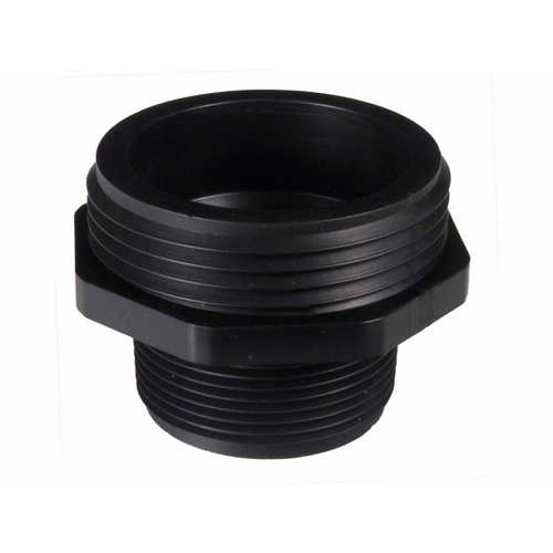 Above Ground Pump Strainer Union Fitting Black