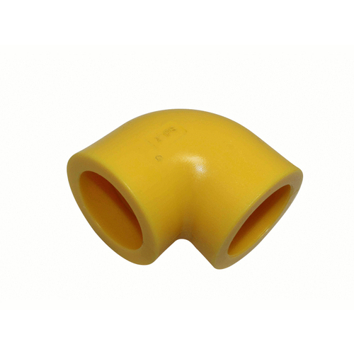 2" Socket Fusion 90 Degree Elbow Yellow