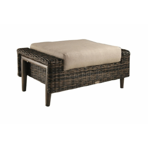 Plank & Hide Co. 14204-C Pepper Russel Ottoman W/ Cushion