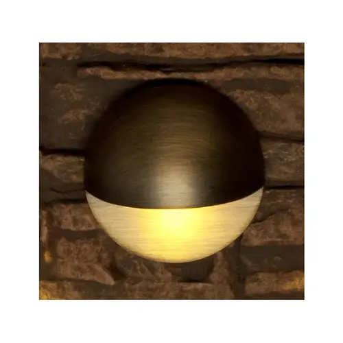 3-3/4" X 2" Antique Bronze Led Wall Light 2w