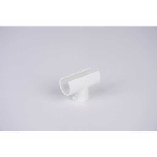 .75" X .5" White Sch 40 Pvc Snap Tee Snap X Slip