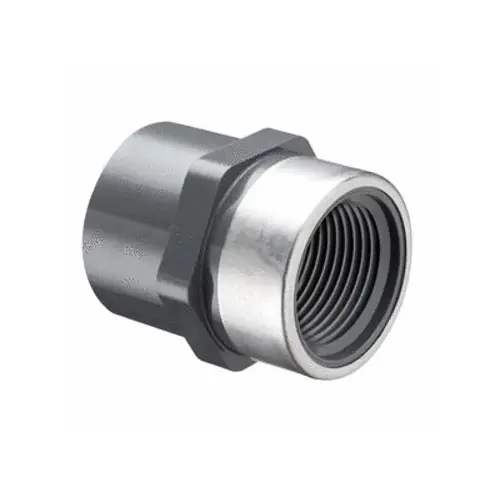 1" Sch80 Pvc Special Reinforced Female Adapter Socket X Fipt