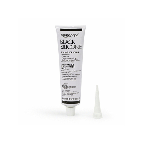 AQUASCAPE DESIGNS 22010 Aquasape Black Silicone Sealant 4.7oz