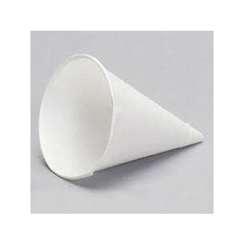 4 Oz Rolled Rim Cone-shaped Paper Cups