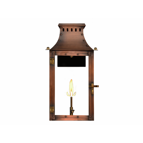 THE COPPERSMITH MS-16W Marketstreet 16" Weiyan Simulated Flame Led Lantern