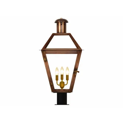 THE COPPERSMITH GTPL12V Georgetown Weiyan Simulated Flame Led Path Light