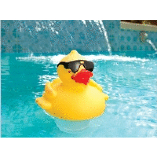 Great American MDSE & Events 8002 Solar Duck Light Up Floating Pool Chlorinator