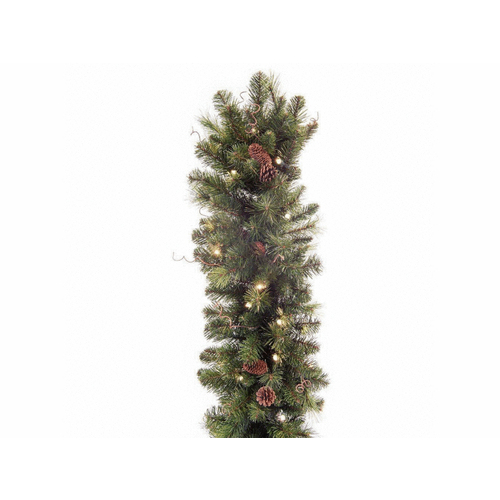 Village Lighting 9' Blk Forest Led Pine Garland