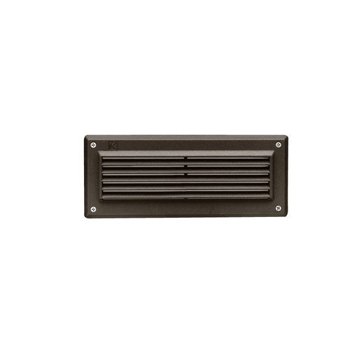 Kichler 15073AZT 12v Louvered Brick Light Textured Architectural Bronze