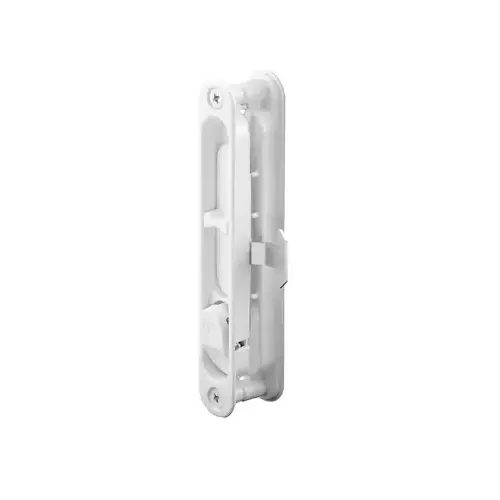 White Sliding Screen Door Latch and Pull with 5-11/16" Screw Holes