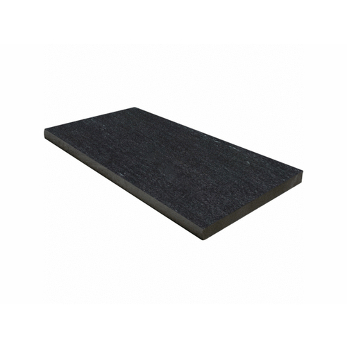 12"x24"x.75" Nextone Black Bullnose Porcelain Coping