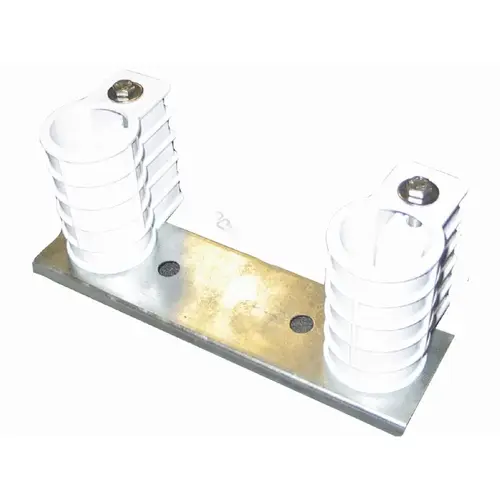 8in Anchor Plate Kit (w/4in Socket) White