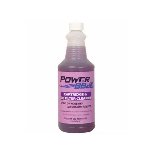 8 Oz Bottle Power Blue Cartridge & De Filter Cleaner Purple