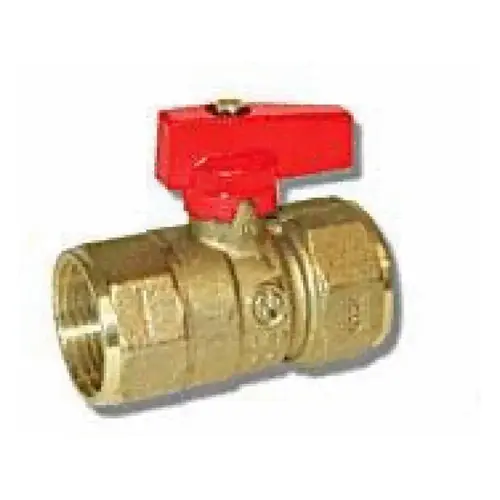 3/4" Gas Ball Valve, Two Piece Gold