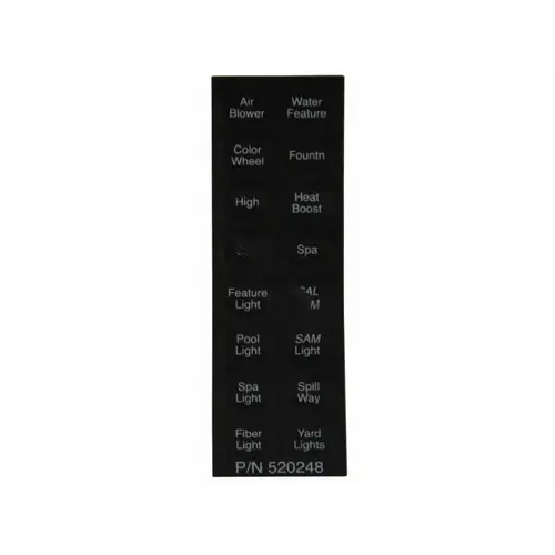 Label Set For Quicktouch Easytouch Wireless Remotes