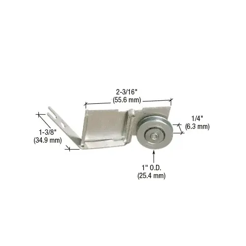 Prime-Line B 713 Screen Door Tension Spring With 1-1/8 In. Nylon Roller 2 Pack C40