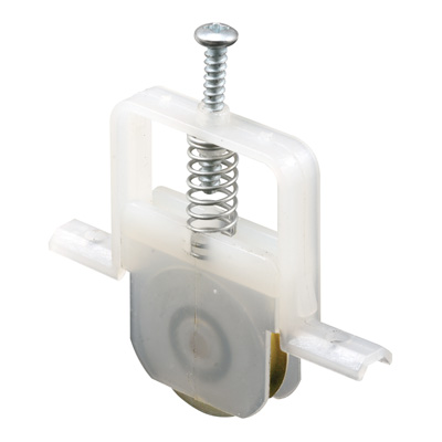 CRL 1" Nylon Sliding Screen Door Bottom Roller - Spring Loaded Replacement Part B641