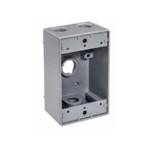 TOPAZ LIGHTING CORPORATION WB1450 Single Gang Box W 4.5" Holes