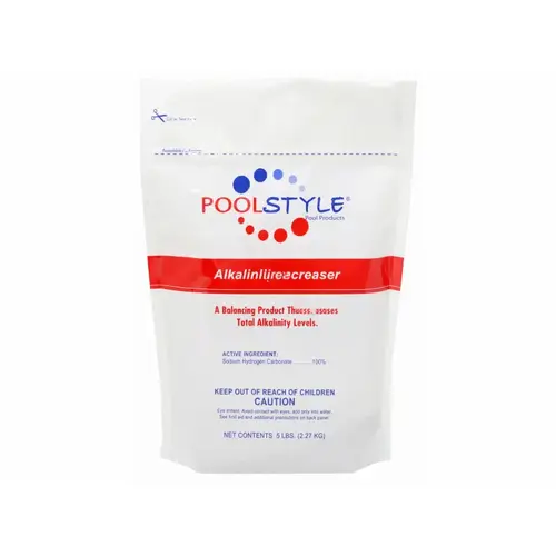 PoolStyle PSC5-PS 50-7205  5# Pouch Alkalinity Increaser White