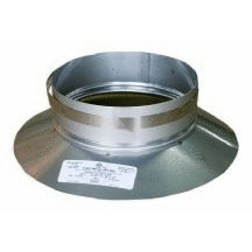 Z-vent Stainless Steel Single Wall Storm Collar; 4"