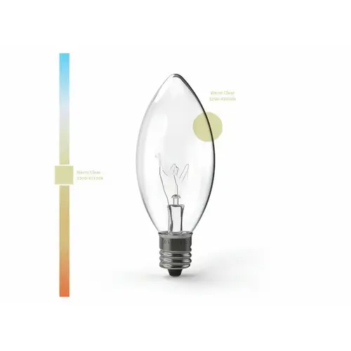 VILLAGE LIGHTING CO|TREEKEEPER V-10357 Warm Clear C9 (e12) Transparent Incandescent Bulb 7w 130v