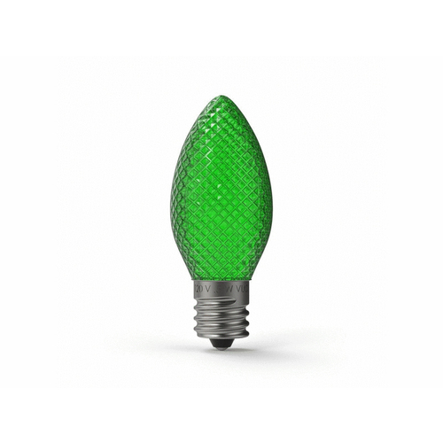 Village Lighting Green C9 Faceted Smd Led E17 Bulb