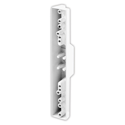 White Aluminum Outside Pull 3-15/16" and 4-15/16" Screw Holes